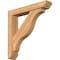 Ekena Millwork Funston Slat Smooth Bracket w/ Offset Brace, Western Red Cedar, 5 1/2"W x 30"D x 30"H BKT0604X30X30FST06SWR - alternate 1
